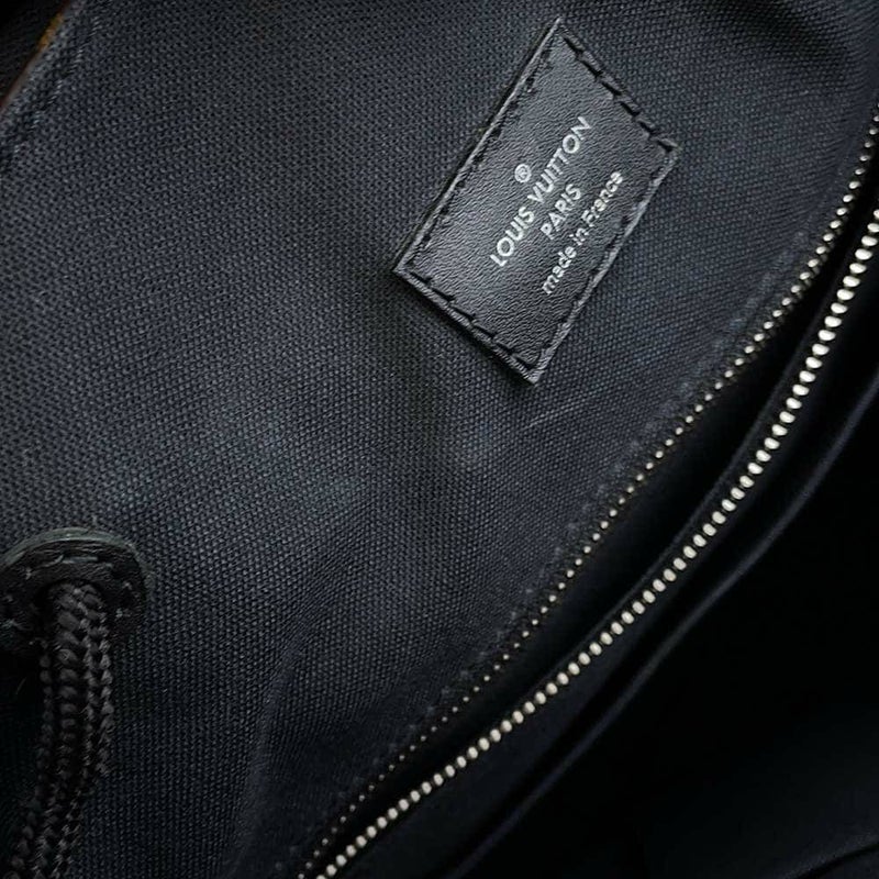 ルイヴィトン リュック モノグラム マカサー クリストファーPM M43735 LOUIS VUITTON ヴィトン バックパック メンズ 黒