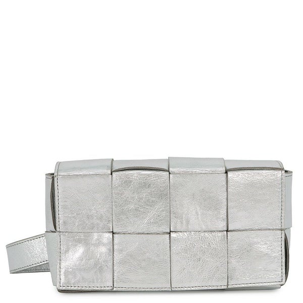 ボッテガヴェネタ ショルダーバッグ マキシイントレチャート カセット ラムスキン 680145 BOTTEGA VENETA