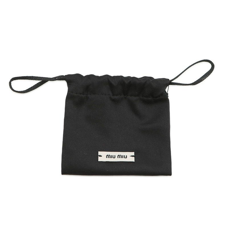 ミュウミュウ ヘアピン ロゴ ヘアクリップ エナメル メタル 5IF146 MIUMIU ヘアアクセサリー