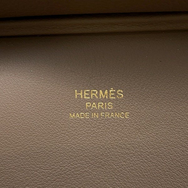 エルメス ジプシエール ミニ エトゥープ/ゴールド金具 エバーカラー K刻印 HERMES バッグ