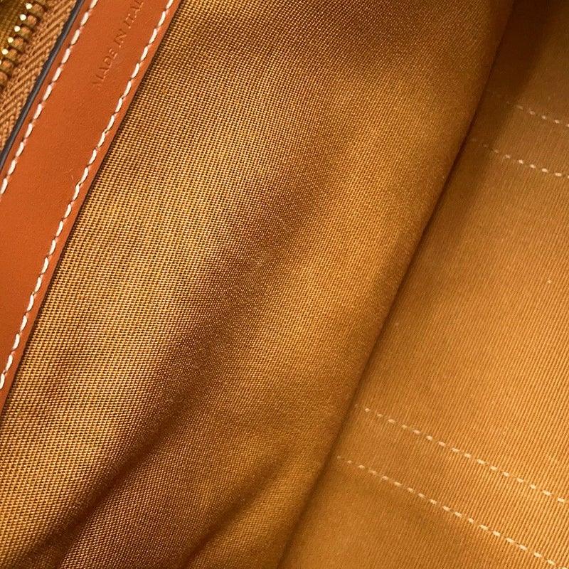 セリーヌ ハンドバッグ トリオンフ ミディアム ボストン PVC 121322 CELINE 2way ブラウン