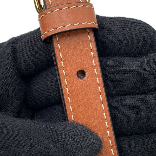 セリーヌ ハンドバッグ トリオンフ ミディアム ボストン PVC 121322 CELINE 2way ブラウン