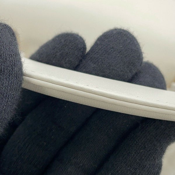 クリスチャン・ディオール ハンドバッグ カナージュ レディディオール ミニ ラムスキン M0505ONUL 2way 白