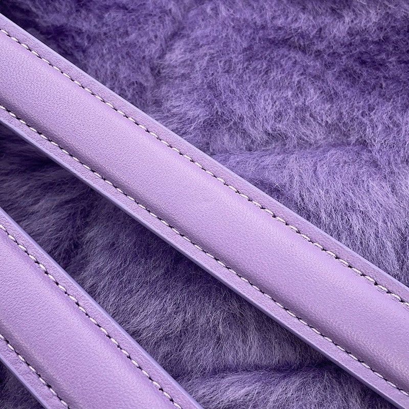 サンローランパリ チェーンショルダー バッグ ルル パファー スモール ファー 577476 SAINT LAURENT PARIS