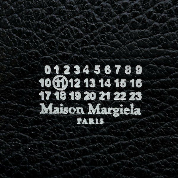 メゾンマルジェラ チェーンウォレット ４ステッチ グレインレザー SA3UI0008 Maison Margiela 財布 黒
