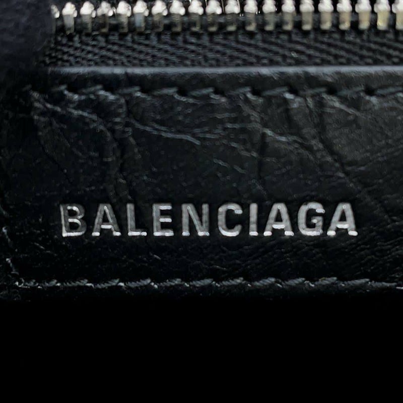 バレンシアガ ハンドバッグ ネオ カゴール グラフィティ XS 700940 BALENCIAGA 2wayショルダーバッグ 黒 白