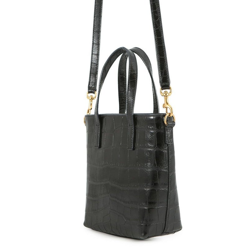 サンローランパリ ハンドバッグ ミニトイ ショッピング 712367 SAINT LAURENT PARIS 2way 黒