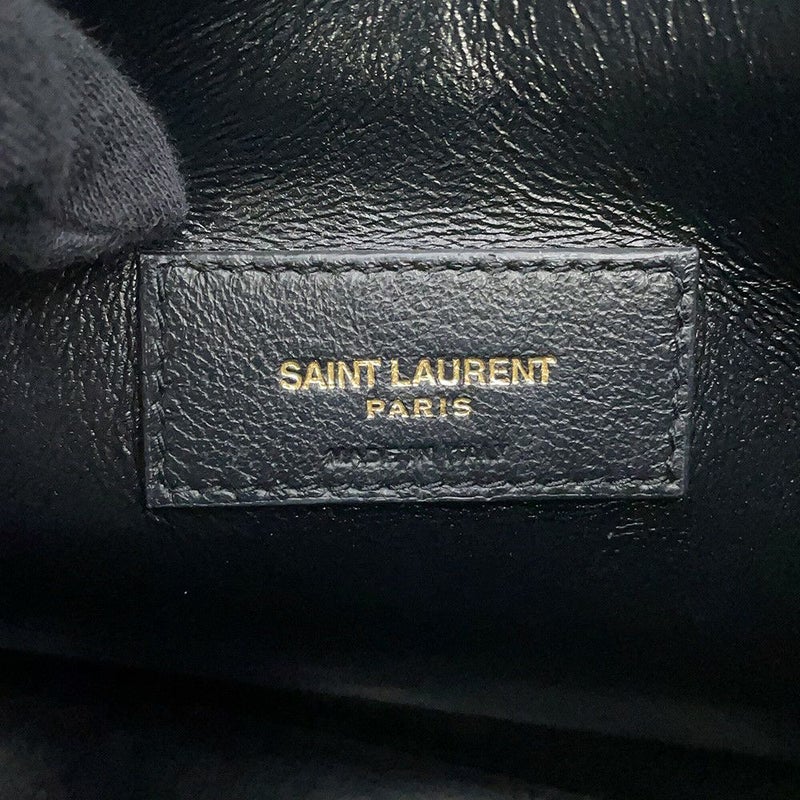 サンローランパリ ハンドバッグ ミニトイ ショッピング 712367 SAINT LAURENT PARIS 2way 黒