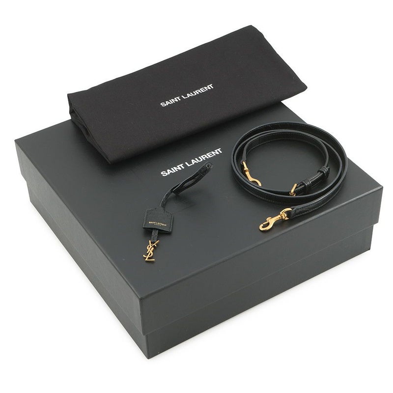 サンローランパリ ハンドバッグ ミニトイ ショッピング 712367 SAINT LAURENT PARIS 2way 黒