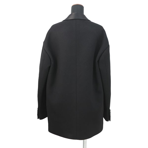 セリーヌ コート カシミヤ タキシードコート レディースサイズ34 2M02B6700 CELINE 黒