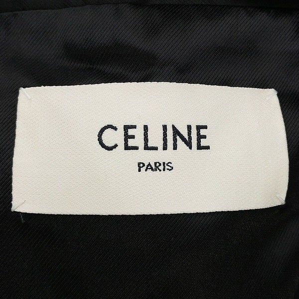 セリーヌ コート カシミヤ タキシードコート レディースサイズ34 2M02B6700 CELINE 黒