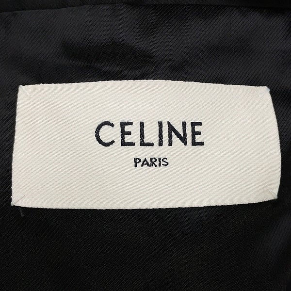 セリーヌ コート カシミヤ タキシードコート レディースサイズ34 2M02B6700 CELINE 黒