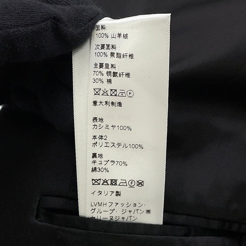 セリーヌ コート カシミヤ タキシードコート レディースサイズ34 2M02B6700 CELINE 黒