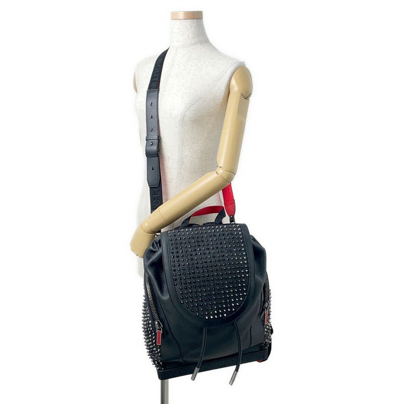 クリスチャン・ルブタン リュック エクスプローラーファンク スタッズ バックパック 1215001 Christian Louboutin 黒