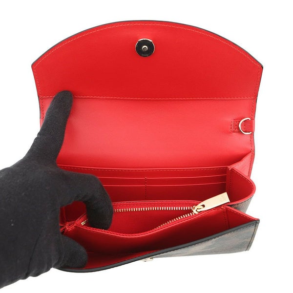 クリスチャン・ルブタン チェーンウォレット LOUBI54 ヒョウ柄 レザー 3235267 Christian Louboutin 長財布