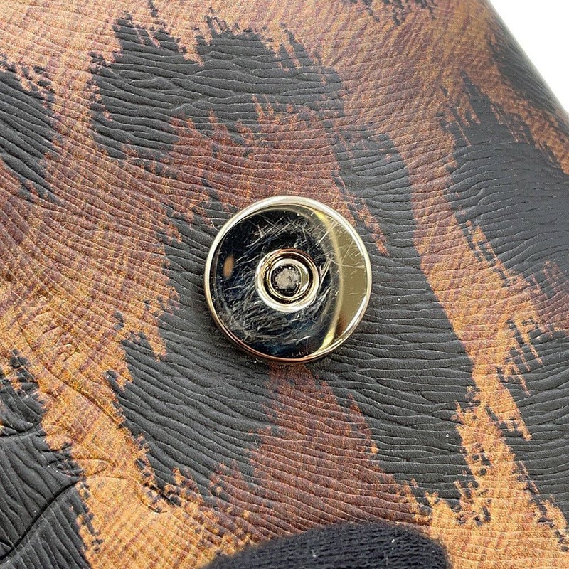 クリスチャン・ルブタン チェーンウォレット LOUBI54 ヒョウ柄 レザー 3235267 Christian Louboutin 長財布