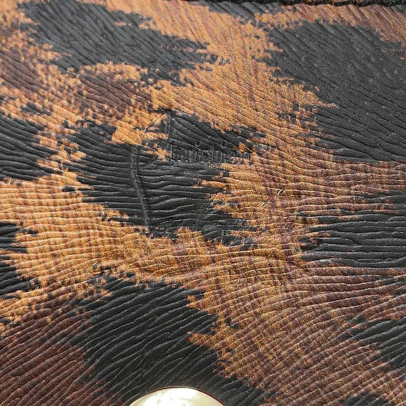 クリスチャン・ルブタン チェーンウォレット LOUBI54 ヒョウ柄 レザー 3235267 Christian Louboutin 長財布