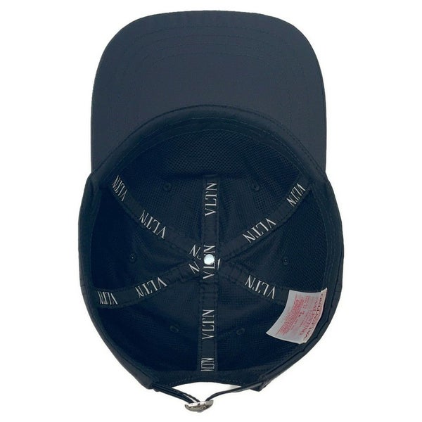 ヴァレンティノ・ガラヴァーニ キャップ VLTNロゴ キャップ ナイロン 3Y2HDA10QYK VALENTINO 帽子 黒