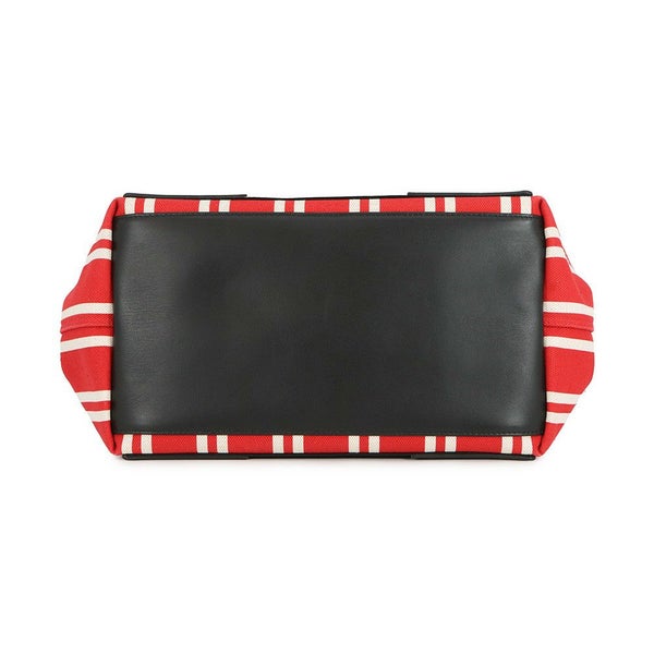 バレンシアガ トートバッグ ストライプ ネイビーカバス S 339933 BALENCIAGA ポーチ付