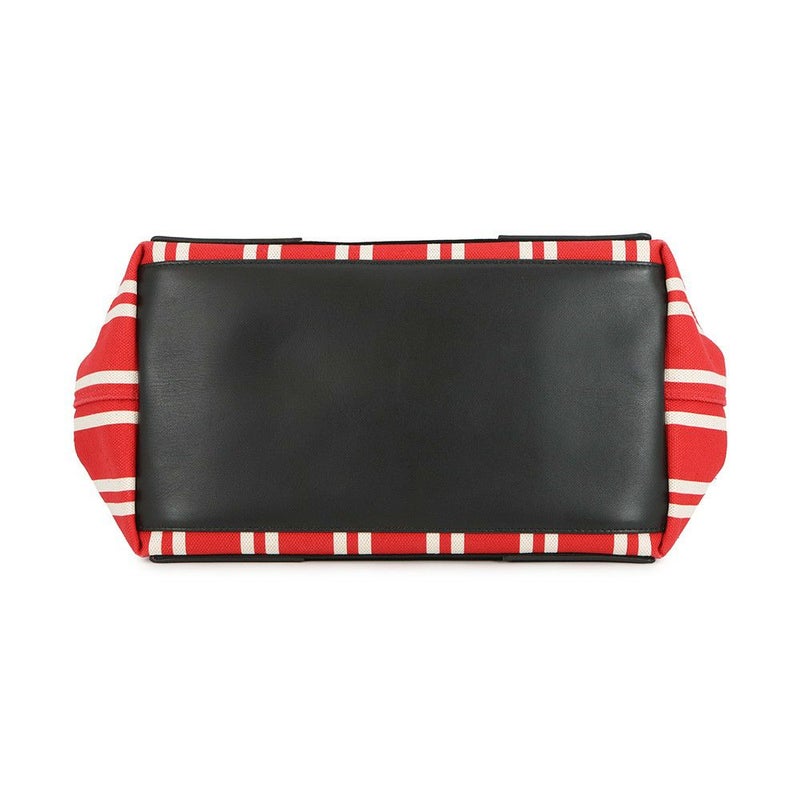 バレンシアガ トートバッグ ストライプ ネイビーカバス S 339933 BALENCIAGA ポーチ付