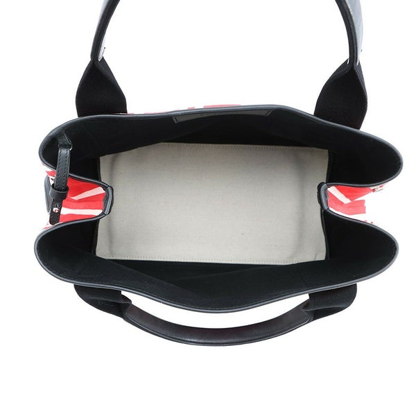 バレンシアガ トートバッグ ストライプ ネイビーカバス S 339933 BALENCIAGA ポーチ付