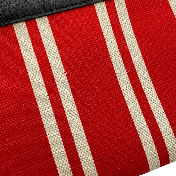 バレンシアガ トートバッグ ストライプ ネイビーカバス S 339933 BALENCIAGA ポーチ付