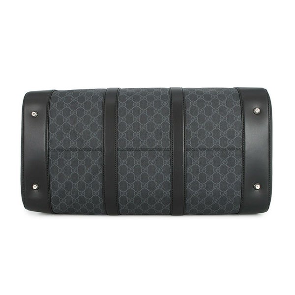 グッチ ボストンバッグ GGスプリーム/レザー478323 GUCCI 2wayショルダーバッグ 旅行用 トラベル 黒