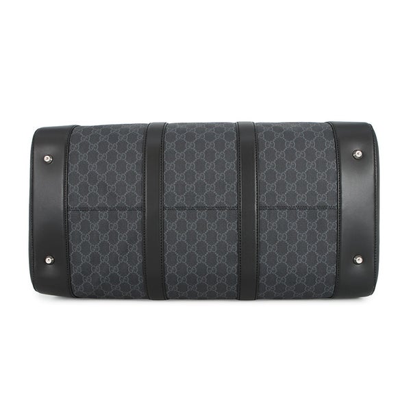 グッチ ボストンバッグ GGスプリーム/レザー478323 GUCCI 2wayショルダーバッグ 旅行用 トラベル 黒