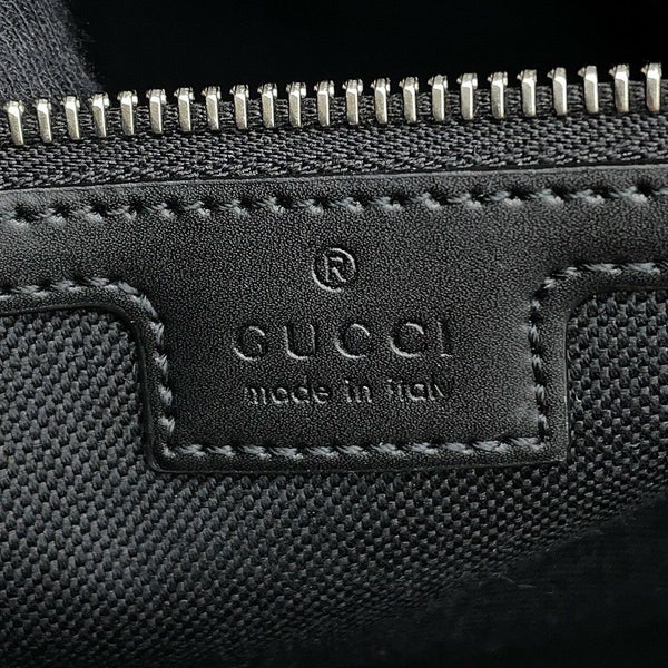 グッチ ボストンバッグ GGスプリーム/レザー478323 GUCCI 2wayショルダーバッグ 旅行用 トラベル 黒