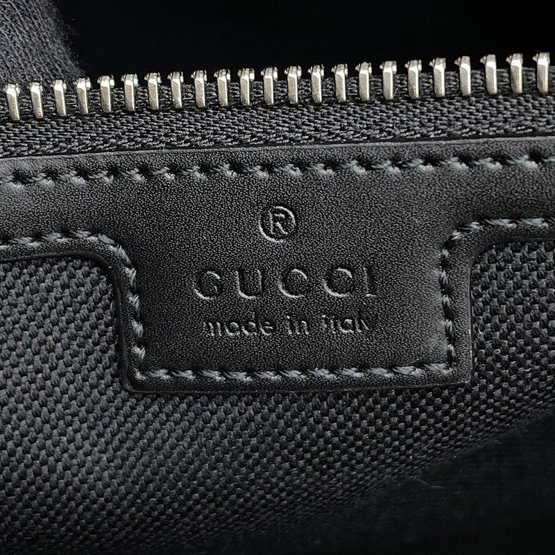 グッチ ボストンバッグ GGスプリーム/レザー478323 GUCCI 2wayショルダーバッグ 旅行用 トラベル 黒