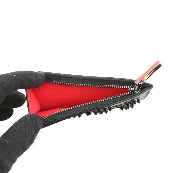 クリスチャン・ルブタン コインケース スタッズ レザー 3225116 Christian Louboutin カードケース 黒 フラグメントケース