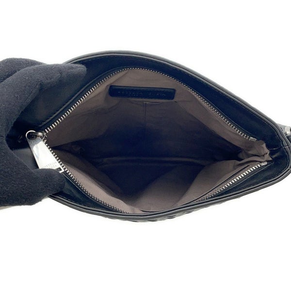 ボッテガヴェネタ ショルダーバッグ イントレチャート 577534 BOTTEGA VENETA 黒
