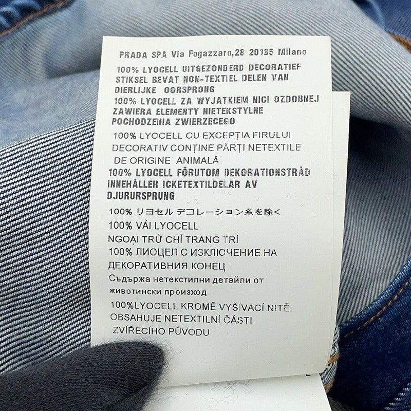 ミュウミュウ シャツ ロゴ デニムシャツ レディースサイズ36 GWC105 MIUMIU トップス