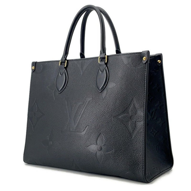 ルイヴィトン トートバッグ モノグラム・アンプラント オンザゴー MM M45595 ヴィトン 2way ショルダーバッグ ブラック 黒