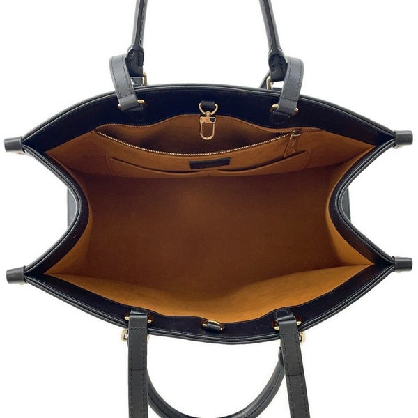 ルイヴィトン トートバッグ モノグラム・アンプラント オンザゴー MM M45595 ヴィトン 2way ショルダーバッグ ブラック 黒