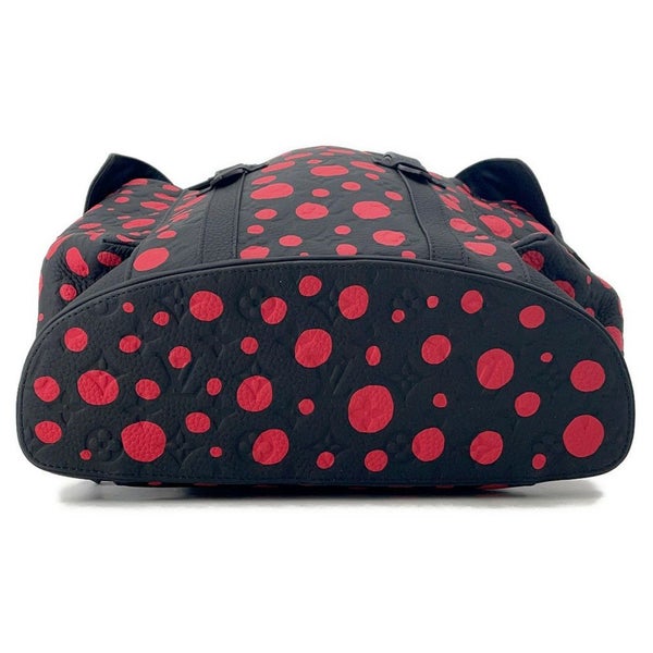 ルイヴィトン リュックサック トリヨン・モノグラム インフィニティドット LV×YK クリストファーMM M21978 草間彌生 黒