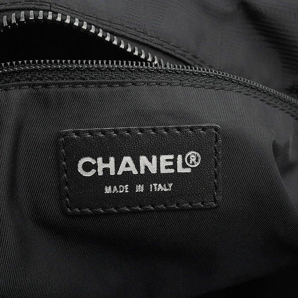 シャネル ショルダーバッグ ニュートラベルライン ボストンバッグ ナイロン CHANEL 旅行用 黒