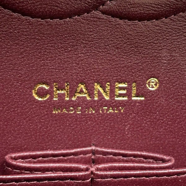 シャネル チェーンショルダーバッグ マトラッセ25 ココマーク ダブルチェーン キャビアスキン A01112 CHANEL 黒