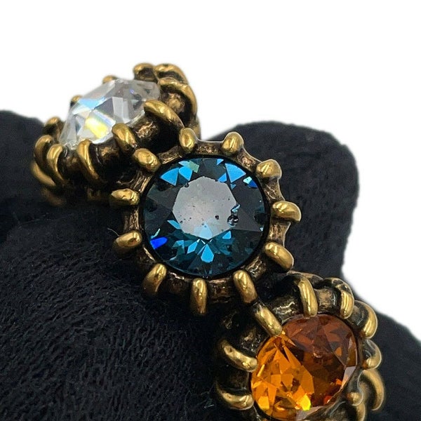 グッチ リング キャットヘッド ラインストーン サイズ13 GUCCI アクセサリー 指輪