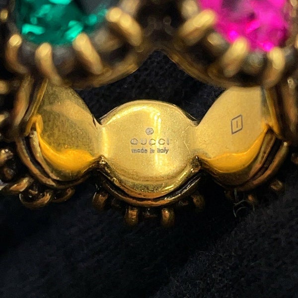 グッチ リング キャットヘッド ラインストーン サイズ13 GUCCI アクセサリー 指輪