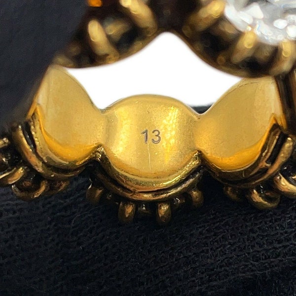 グッチ リング キャットヘッド ラインストーン サイズ13 GUCCI アクセサリー 指輪