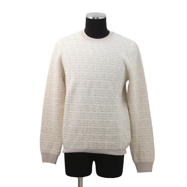 フェンディ ニット FFデザイン プルオーバー ウール メンズサイズ48 FZX034 FENDI トップス