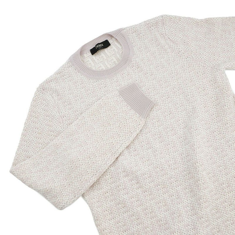 フェンディ ニット FFデザイン プルオーバー ウール メンズサイズ48 FZX034 FENDI トップス