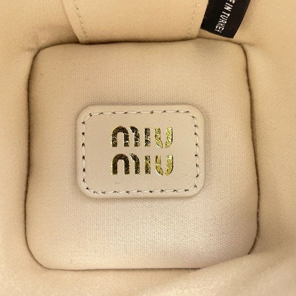 ミュウミュウ チャーム キーリング TRICK MATELASSE KEYRING  レザー 5TL527 MIUMIU キーリング