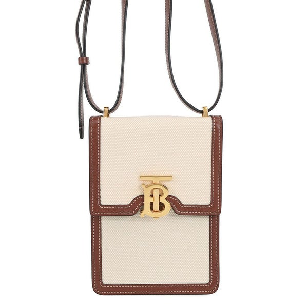 バーバリー ショルダーバッグ ロビン キャンバス レザー 8031649 BURBERRY