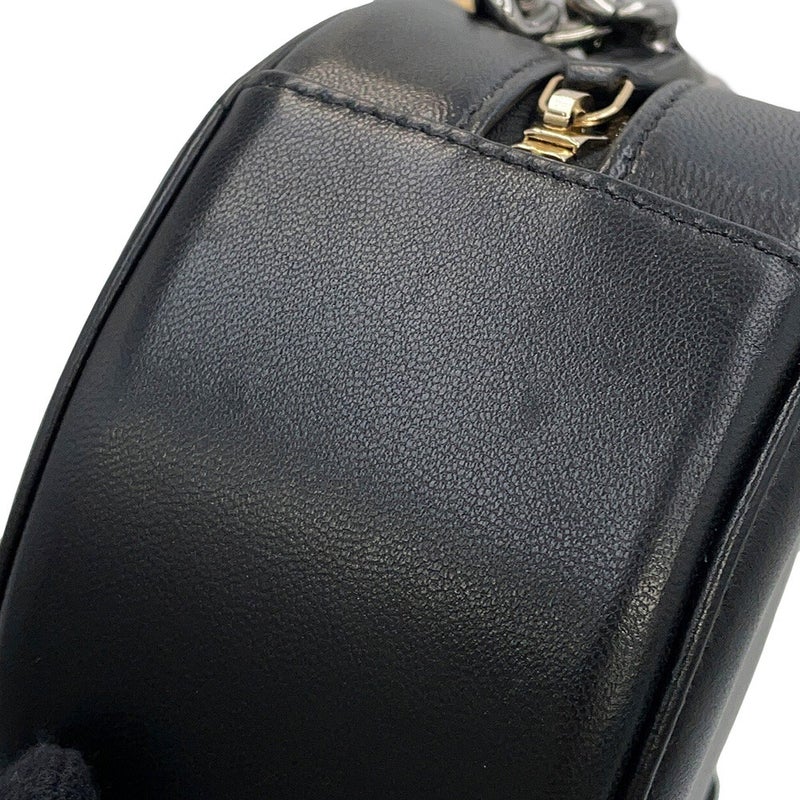 シャネル チェーンショルダーバッグ シャネル19 マトラッセ ココマーク ラムスキン AP0945 CHANEL 黒
