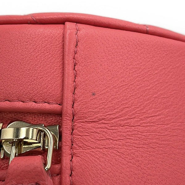 シャネル チェーンショルダーバッグ マトラッセ ココマーク ラウンド ココボール ラムスキン CHANEL