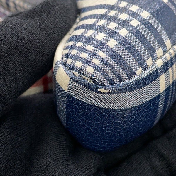 トムブラウン ハンドバッグ HECTOR ヘクター チェック柄 レザー THOM BROWNE 犬 ダックスフント アニマルバッグ