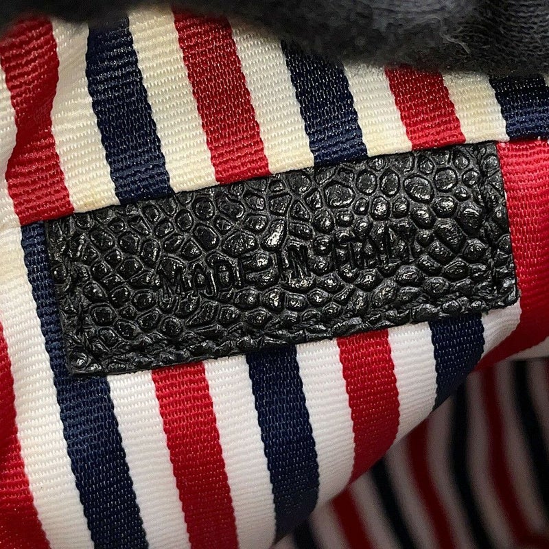 トムブラウン ハンドバッグ HECTOR ヘクター チェック柄 レザー THOM BROWNE 犬 ダックスフント アニマルバッグ