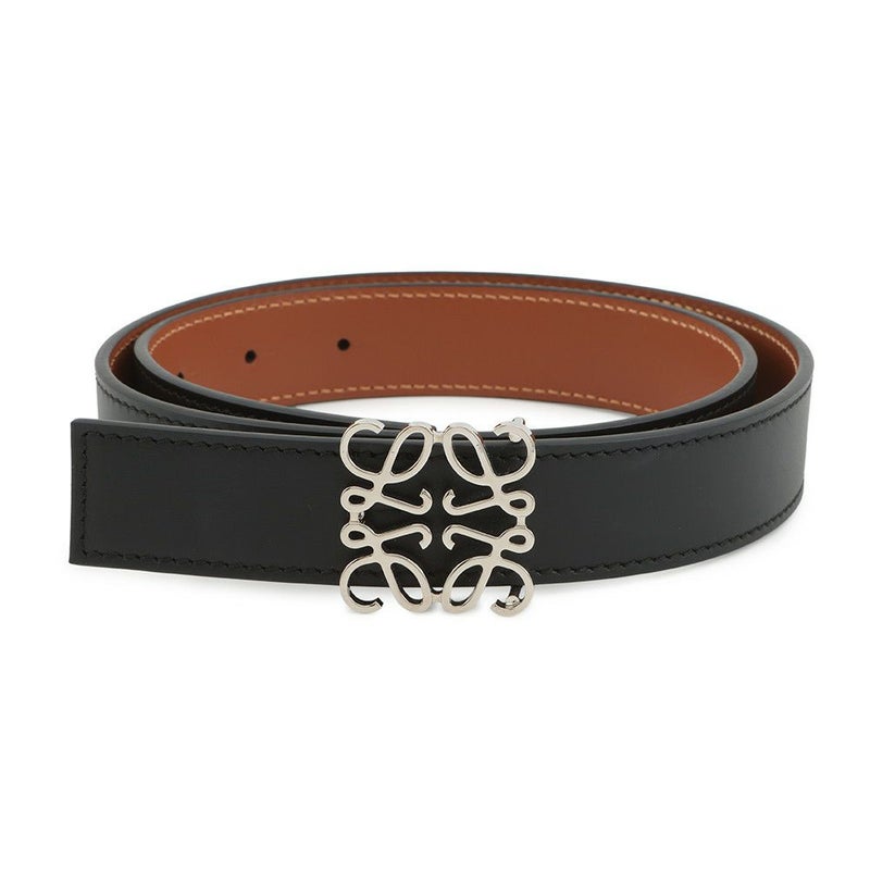 ロエベ ベルト ゲート アナグラム リバーシブル サイズ75 E821Z26X03 LOEWE 黒